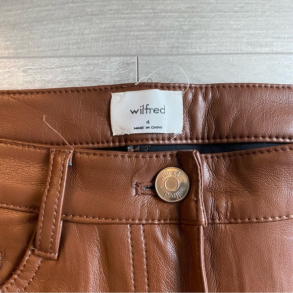 Aritzia Wilfred Melina Pants Cognac - Picture 3 of 3